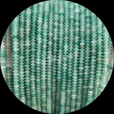 Différentes pierres précieuses de type Rondelle Abacus Forme Sodalite Vert Aventurine Franges de perles lâches pour la conception de bijoux