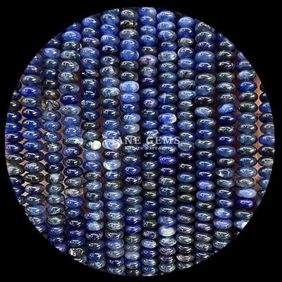 Différentes pierres précieuses de type Rondelle Abacus Forme Sodalite Vert Aventurine Franges de perles lâches pour la conception de bijoux