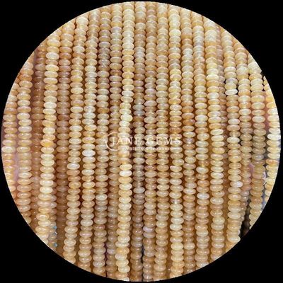Pierre naturelle Rondelle Abacus forme de perle rose aventurine Lapis lazuli fils de perles en vrac pour l'énergie de guérison