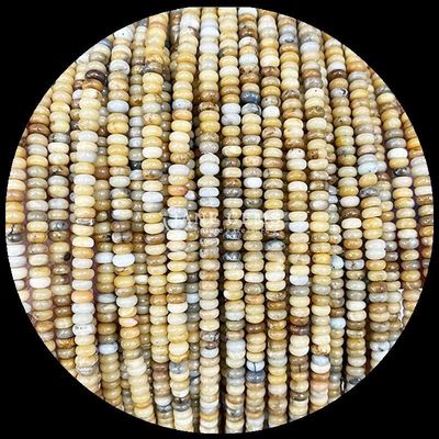 Perles de pierres précieuses Taille personnalisée Rondelle Abacus Forme pierre précieuse Agate fou Aquamarin Franges de perles lâches pour la fabrication de bijoux
