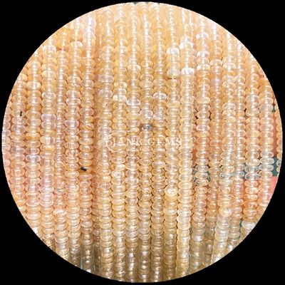 Perles de pierres précieuses Taille personnalisée Rondelle Abacus Forme pierre précieuse Agate fou Aquamarin Franges de perles lâches pour la fabrication de bijoux
