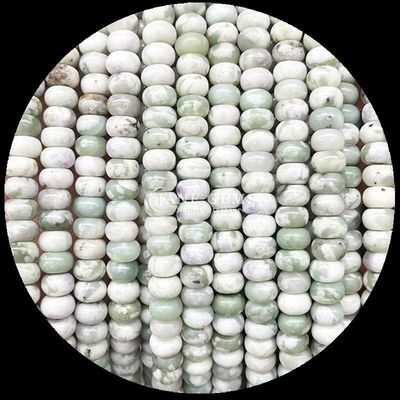 Taille personnalisée Gems Bead Rondelle Abacus Shape Gemstone Carnélien Quartz clair Franges de perles lâches pour la fabrication de bijoux