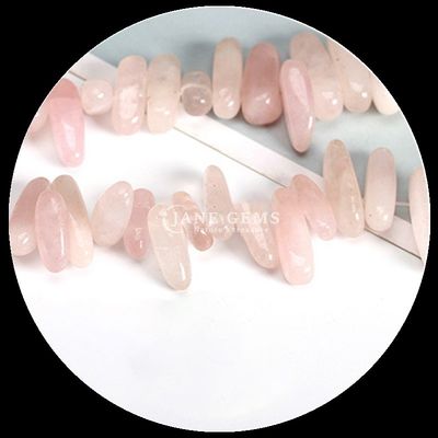 Pierre précieuse de cristal naturel Dent irrégulière en forme de perles polies en morceaux de gravier Franges de perles en vrac pour la fabrication de bijoux