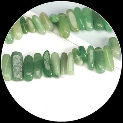 Pierre précieuse de cristal naturel Dent irrégulière en forme de perles polies en morceaux de gravier Franges de perles en vrac pour la fabrication de bijoux