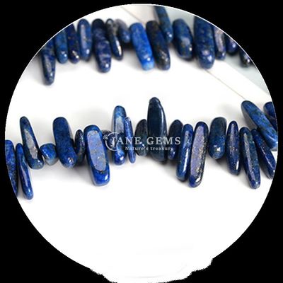 Pierre précieuse naturelle Dent irrégulière en forme de lapis lazuli Carnélien en tranche de gravier Franges de perles lâches pour la fabrication de bijoux bricolage