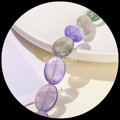 Perles irrégulières de fluorite, cristal, pierre précieuse, tube rond, forme de goutte d'eau, forme de perle lâche