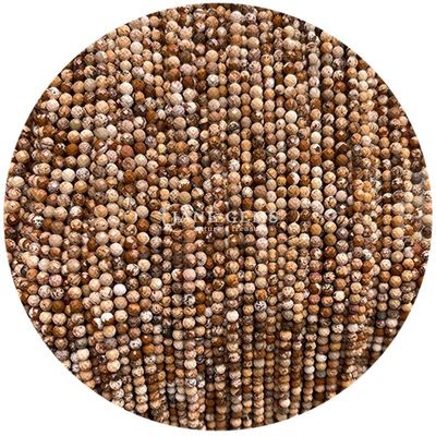 Perles de pierres précieuses cristallines naturelles en forme ronde à facettes petites et lâches