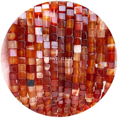 Vente en gros de pierres précieuses en cristal naturel en forme carrée Perles cube Perles de pierre en vrac accessoires Perles cube espaceurs pour bijoux