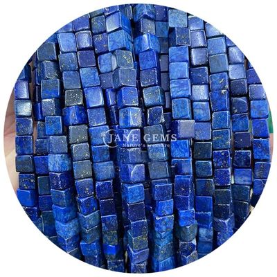 Vente en gros de pierres précieuses en cristal naturel en forme carrée Perles cube Perles de pierre en vrac accessoires Perles cube espaceurs pour bijoux