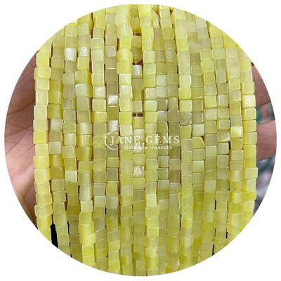 Vente en gros de pierres précieuses en cristal naturel Carré Agate Perles Cube Loose Perles Turquoise Accessoires Distances pour la fabrication de bijoux