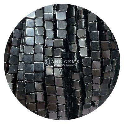 Vente en gros de pierres précieuses en cristal naturel Carré Agate Perles Cube Loose Perles Turquoise Accessoires Distances pour la fabrication de bijoux