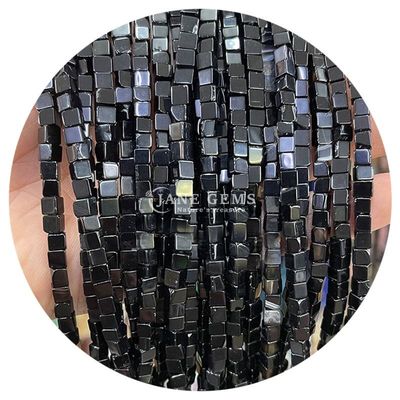 Vente en gros de pierres précieuses en cristal naturel Carré Agate Perles Cube Loose Perles Turquoise Accessoires Distances pour la fabrication de bijoux