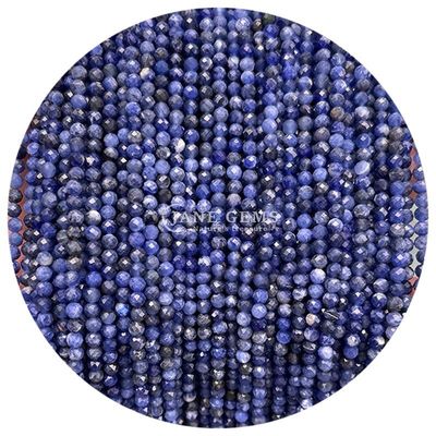 Perles de pierres précieuses cristallines naturelles en forme ronde à facettes petites Amazonite Apatite Franges de perles lâches pour bracelets
