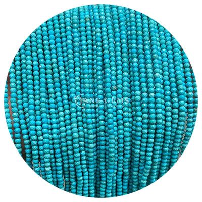 Perles de pierres précieuses cristallines naturelles en forme ronde à facettes petites Amazonite Apatite Franges de perles lâches pour bracelets