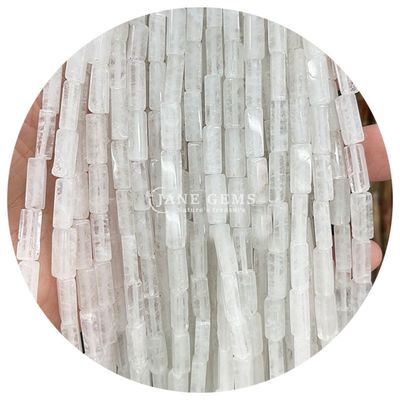 Gros de pierres précieuses de cristal naturel Rectangulaire de perles cuboïdes Perles de pierre en vrac Accessoires de perles de pierre en vrac Distributeurs de perles de cube pour bijoux