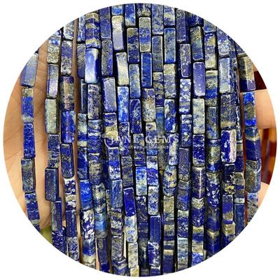 Gros de pierres précieuses de cristal naturel Rectangulaire de perles cuboïdes Perles de pierre en vrac Accessoires de perles de pierre en vrac Distributeurs de perles de cube pour bijoux