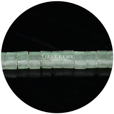 Détail en gros de pierres précieuses de cristal naturel à facettes de perles rectangulaires à perles de pierre en vrac accessoires de perles de pierre à facettes d'espacement pour bijoux