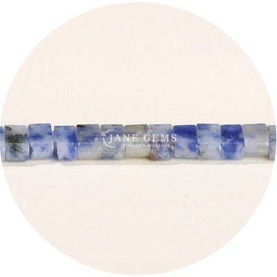 Détail en gros de pierres précieuses de cristal naturel à facettes de perles rectangulaires à perles de pierre en vrac accessoires de perles de pierre à facettes d'espacement pour bijoux