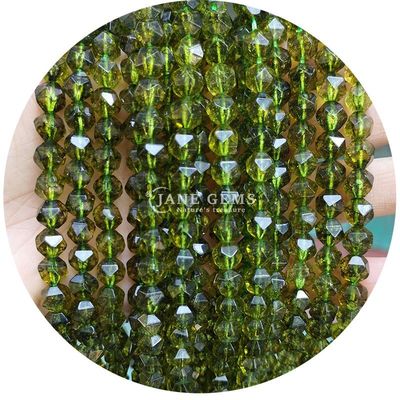 Perles en pierre précieuse à facettes authentiques à haute durabilité pour la fabrication de bijoux
