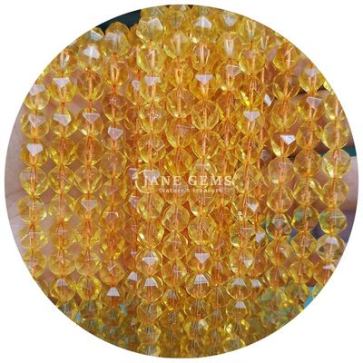 Perles en pierre précieuse à facettes authentiques à haute durabilité pour la fabrication de bijoux