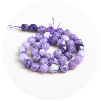 Vente en gros de pierres précieuses à facettes naturelles véritables à perles lâches de pierre de cristal à facettes lâches pour la fabrication de bijoux