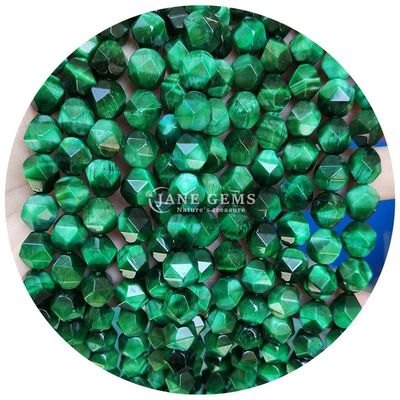 Vente en gros de pierres précieuses à facettes naturelles véritables à perles lâches de pierre de cristal à facettes lâches pour la fabrication de bijoux