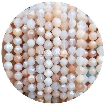 Vente en gros de pierres précieuses à facettes naturelles véritables à perles lâches de pierre de cristal à facettes lâches pour la fabrication de bijoux