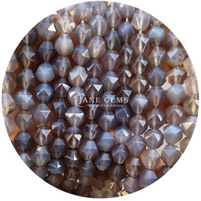 Vente en gros de pierres précieuses à facettes naturelles véritables à perles lâches de pierre de cristal à facettes lâches pour la fabrication de bijoux