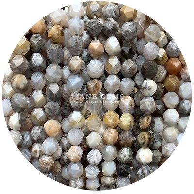 Vente en gros de pierres précieuses à facettes naturelles véritables à perles lâches de pierre de cristal à facettes lâches pour la fabrication de bijoux
