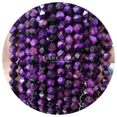 Vente en gros de pierres précieuses à facettes naturelles véritables à perles lâches de pierre de cristal à facettes lâches pour la fabrication de bijoux