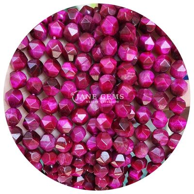 Vente en gros de pierres précieuses à facettes naturelles véritables à perles lâches de pierre de cristal à facettes lâches pour la fabrication de bijoux