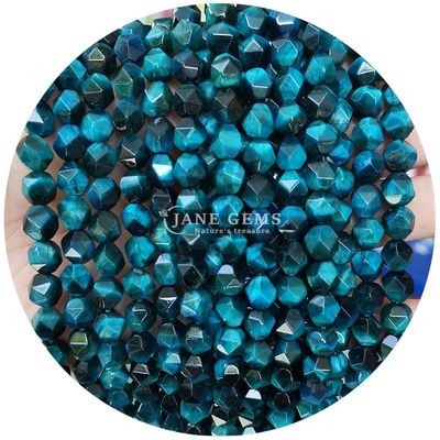 Vente en gros de pierres précieuses à facettes naturelles véritables à perles lâches de pierre de cristal à facettes lâches pour la fabrication de bijoux