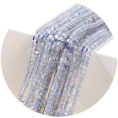 Gros de pierre perles lâches naturelles réel cristal pierre précieuse perles lâches carré cube perles lâches pour la fabrication de bracelets
