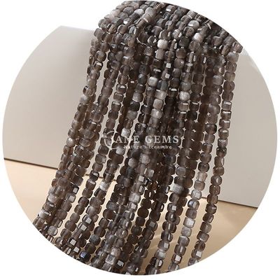 Gros de pierre précieuse de cristal naturel perles lâches carrées cube perles lâches améthyste tourmaline perles oeil de tigre pour bijoux