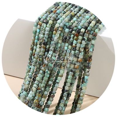 Gros de pierre précieuse de cristal naturel perles lâches carrées cube perles lâches améthyste tourmaline perles oeil de tigre pour bijoux