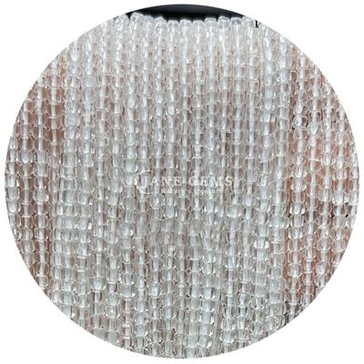 Gros de pierre précieuse de cristal naturel perles lâches carrées cube perles lâches améthyste tourmaline perles oeil de tigre pour bijoux