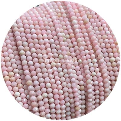 Perles de cristal naturel à faces rondes, forme ronde, petites perles lâches, fils pour bracelets