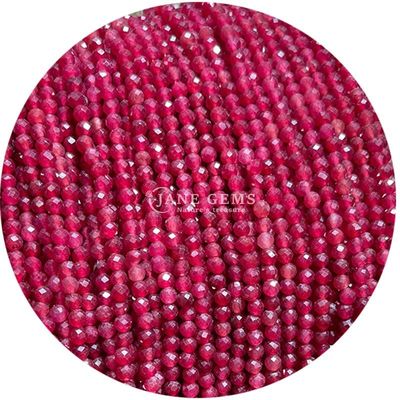 Perles de cristal naturel à faces rondes, forme ronde, petites perles lâches, fils pour bracelets