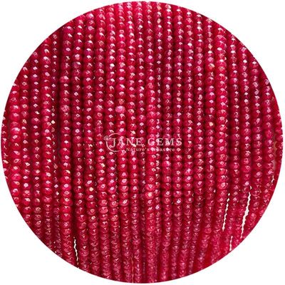 Perles de cristal naturel à faces rondes, forme ronde, petites perles lâches, fils pour bracelets