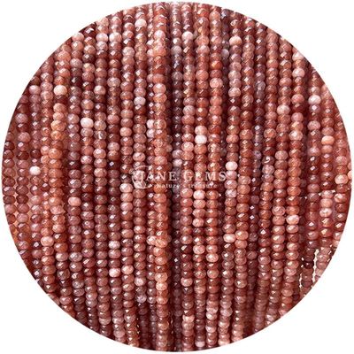 Blanc Noir Chalcédoine Gems Perles cristallines naturelles en forme d'abaque à facettes Petits fils de perles lâches pour bracelets
