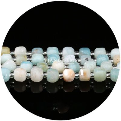 Gros de pierres précieuses naturelles perles lâches de cristal de pierre flourite perles lâches de pierre de lune perles lâches espaceurs pour bijoux Diy