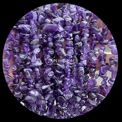 Quartz clair Améthyste Perles de pierre précieuses cristal naturel Forme irrégulière de la puce de gravier de pierre à perles lâches