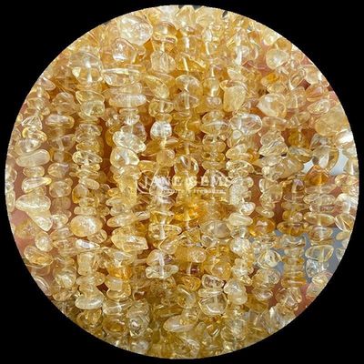 Citrine Noir Perles Rutilées Perles Naturel Cristal Forme Irrégulière Puce Gravier Pierre Perles Loose Franges Pour Bracelets