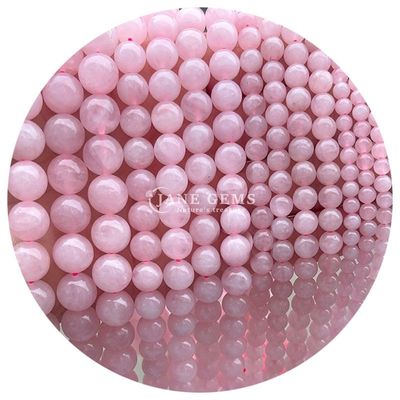 Gros de pierre naturelle jaspe perles rondes en vrac 8 mm perles larges en labradorite rose quartz perles rondes espaceurs pour bijoux