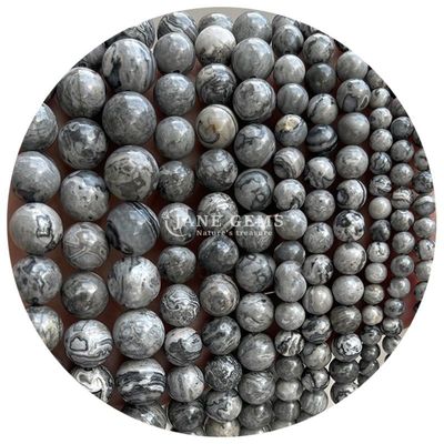 Gros de pierre naturelle jaspe perles rondes en vrac 8 mm perles larges en labradorite rose quartz perles rondes espaceurs pour bijoux