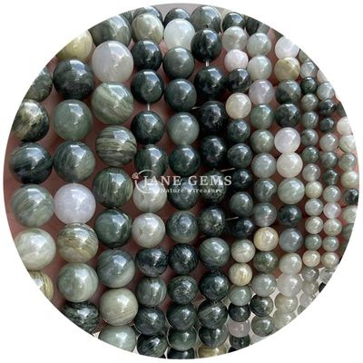 Gros de pierre naturelle perles rondes en vrac 8 mm rose zèbre jaspe perles lâches tourmaline perles rondes espaceurs pour bijoux