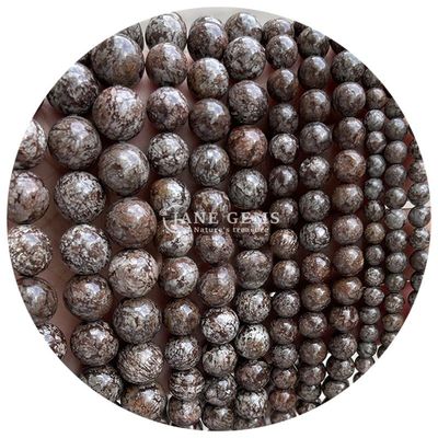 Gros de pierres précieuses naturelles perles rondes en vrac perles en vrac en hématite 8 mm perles en vrac en lave pierre ronde agate perles espaceurs pour bijoux M