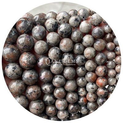 Gros de pierres précieuses naturelles perles rondes en vrac perles en vrac en hématite 8 mm perles en vrac en lave pierre ronde agate perles espaceurs pour bijoux M