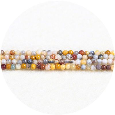 Gros de pierres précieuses naturelles Perles lâches 8 mm Rhodolite Perles lâches rondes Multicolore Perles de tourmaline Distances pour bijoux