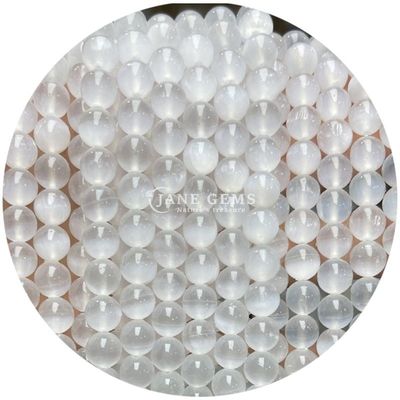 Vente en gros de perles naturelles 2A Prune fleur Tourmaline rondes et lâches Perles de pierre de lune Florite de pierre de soleil Perles espaceuses pour bijoux